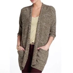 Anthropologie Sparrow Far From Whistler Open Front Cardigan Sweater Size Medium